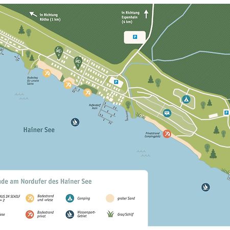 Haus Im Schilf 1 - Ferienwohnungen Am Hainer See Bei Leipzig Neukieritzsch Zewnętrze zdjęcie